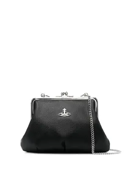 Vivienne Westwood: Чёрный клатч  Orb