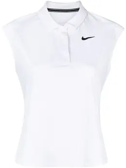 Nike: Белое поло 