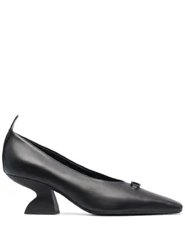 Salvatore Ferragamo: Чёрные туфли  Gancini