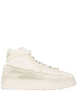 Converse: Бежевые кроссовки 