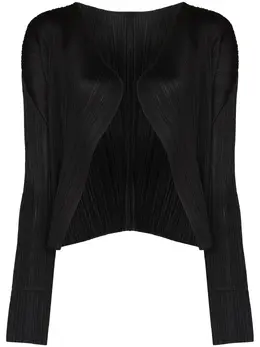 Pleats Please Issey Miyake: Кардиган с длинным рукавом 