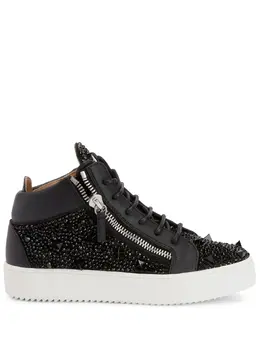 Giuseppe Zanotti: Чёрные кроссовки  Kriss