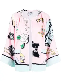 CHANEL Pre-Owned: Розовая куртка 
