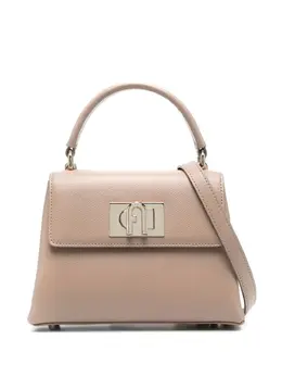 Furla: Бежевая сумка-шоппер  1927 Mini