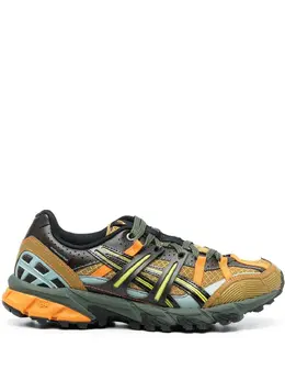 ASICS: Тёмные кроссовки  Gel
