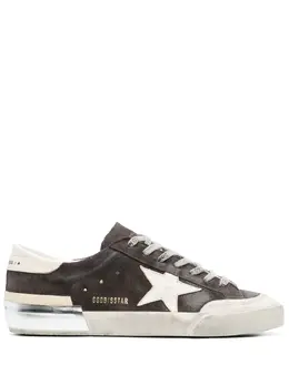 Golden Goose: Тёмные кроссовки  Super Star