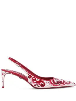 Dolce & Gabbana: Белые туфли  Majolica