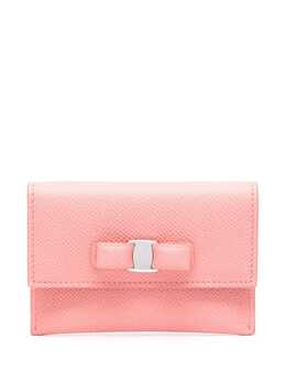 Ferragamo: Розовый кошелёк  Vara Bow