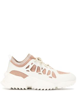 Salvatore Ferragamo: Белые кроссовки 