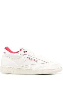 Reebok: Белые кроссовки  Club C Mid II Vintage