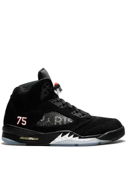 Jordan: Чёрные кроссовки  Jordan x PSG