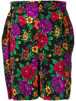 Comme Des Garcons Pre-Owned: Шорты с растительным принтом 