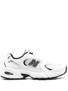 New Balance: Белые кроссовки 