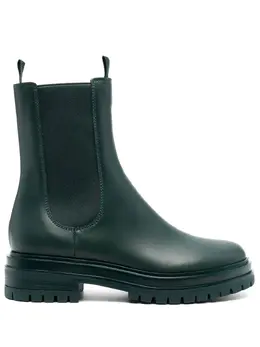 Gianvito Rossi: Тёмные ботинки 