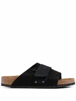 Birkenstock: Чёрные сандалии  Kyoto
