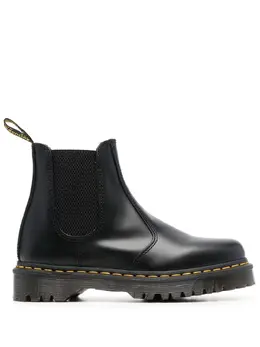 Dr. Martens: Чёрные ботинки 