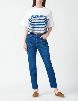 RED VALENTINO: Білі футболки 