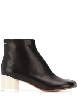 MM6 Maison Margiela: Чёрные ботинки 