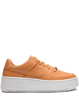 Nike: Оранжевые кроссовки  Air Force 1 Sage