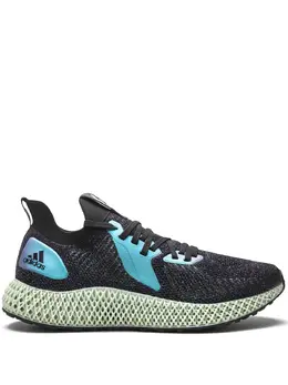 adidas: Чёрные кроссовки  AlphaEdge 4D