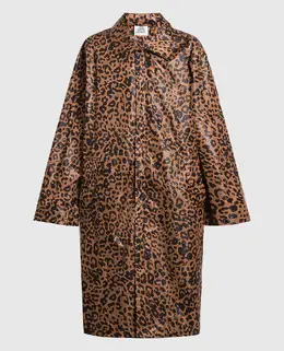 Vetements: Коричневый плащ 