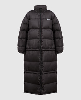 Vetements: Чёрный пуховик 
