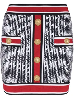 Balmain: Трикотажная юбка 