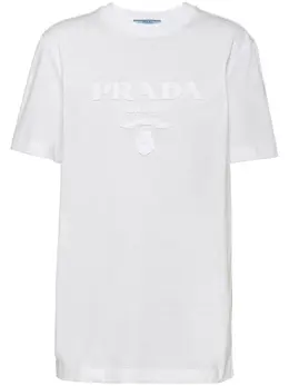 Prada: Хлопковая футболка 