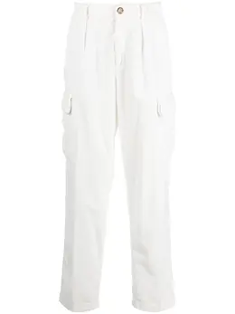 Brunello Cucinelli: Белые брюки 