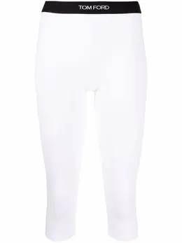 TOM FORD: Белые легинсы  Logo