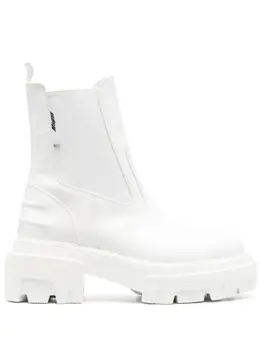 MSGM: Белые ботинки 