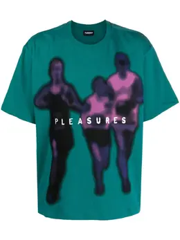 Pleasures: Футболка с принтом 