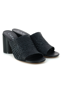 CASADEI: Чёрные сабо 