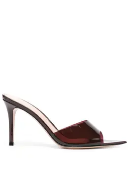 Gianvito Rossi: Бордовые сандалии  Elle