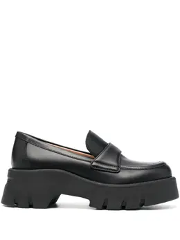 Gianvito Rossi: Чёрные лоферы 