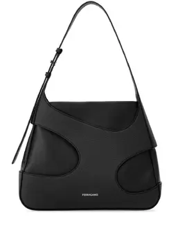 Ferragamo: Сумка с принтом 