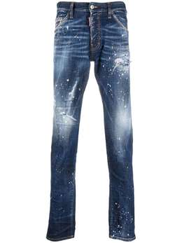 Dsquared2: Голубые джинсы 