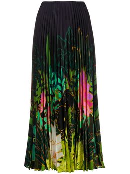 Valentino: Плиссированная юбка 