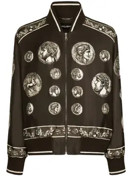 Dolce & Gabbana: Куртка с принтом 
