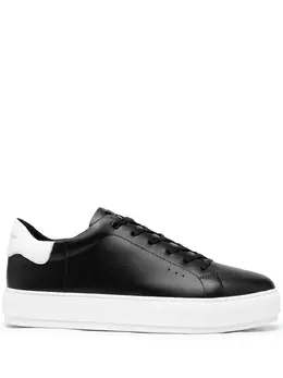 Kurt Geiger London: Чёрные кроссовки 
