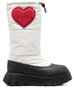 Love Moschino: Чёрные ботинки 