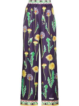 Dolce & Gabbana: Брюки с принтом 
