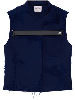 Courrèges: Синяя куртка 
