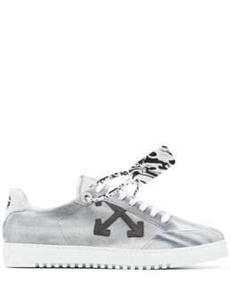 Off-White: Голубые кроссовки  2 0