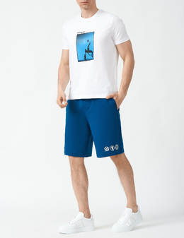 BIKKEMBERGS: Синие шорты 