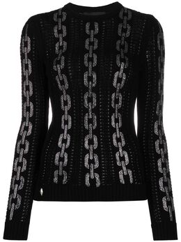 Philipp Plein: Свитер  Crystal со стразами