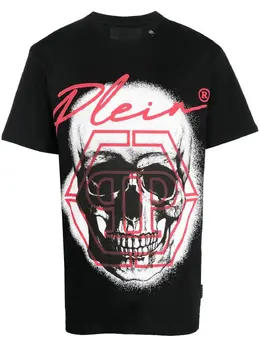 Philipp Plein: Футболка  Skull с принтом