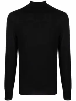 Canali: Чёрный свитер 