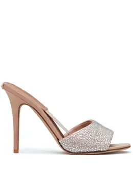 Valentino Garavani: Серебристые сандалии 