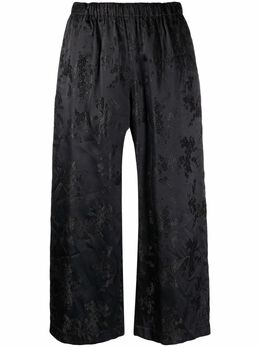 Comme Des Garcons Comme Des Garcons: Брюки с растительным принтом 